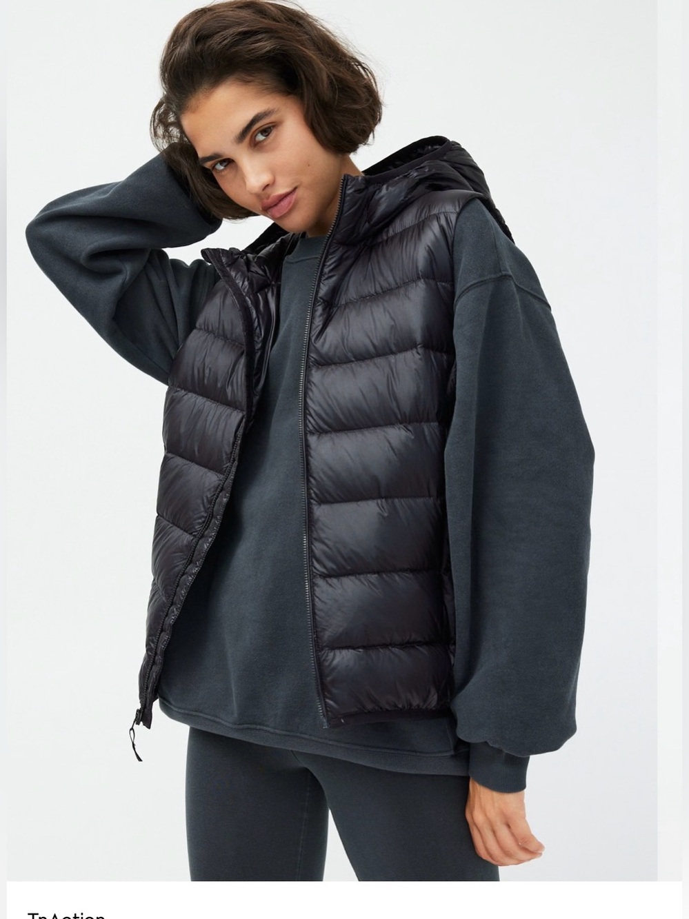 Aritzia TNA The New Little Puff Vest Down Filled , Medium